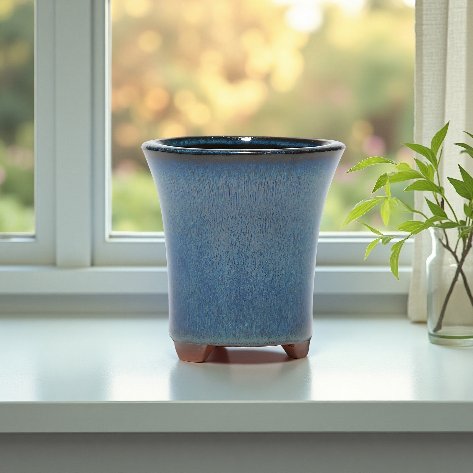 Aloe Vera Pot - Ceramic Flower Pots with Drain Hole