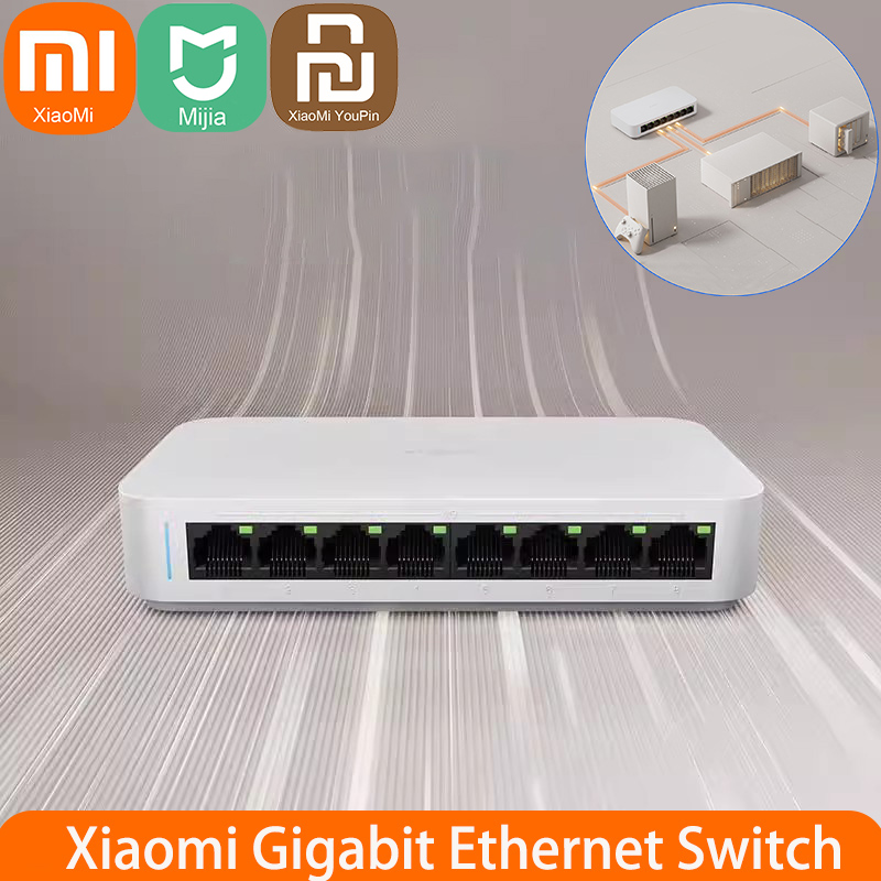 Xiaomi Mi 8 Ports RJ45 Gigabit - Xiaomi Hub Mijia Hub recension och pris