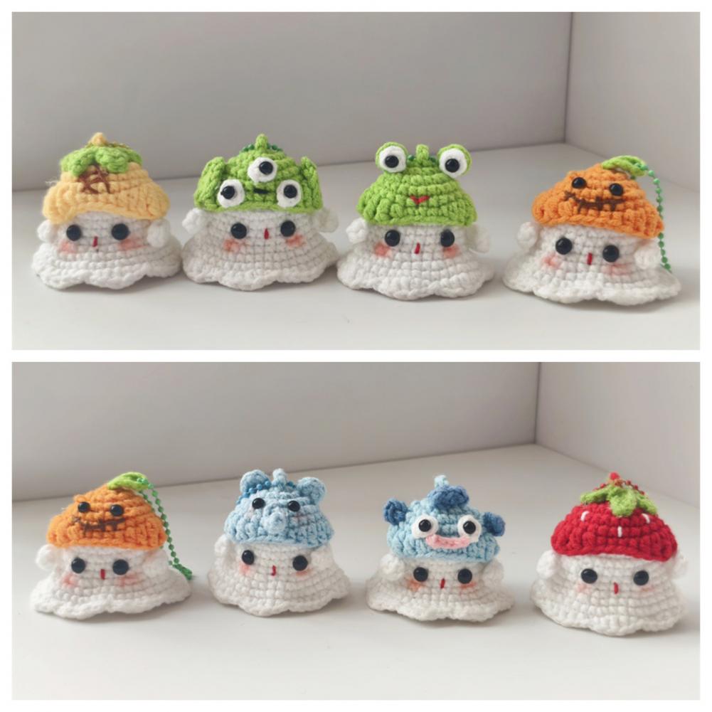 Crochet Ghost Charm Halloween  - Spider Plant Hanging recension och pris