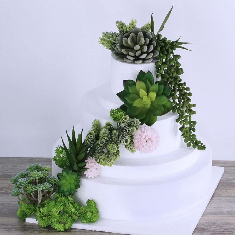 15pcs Artificial Succulent Pla - Echeveria Succulent recension och pris