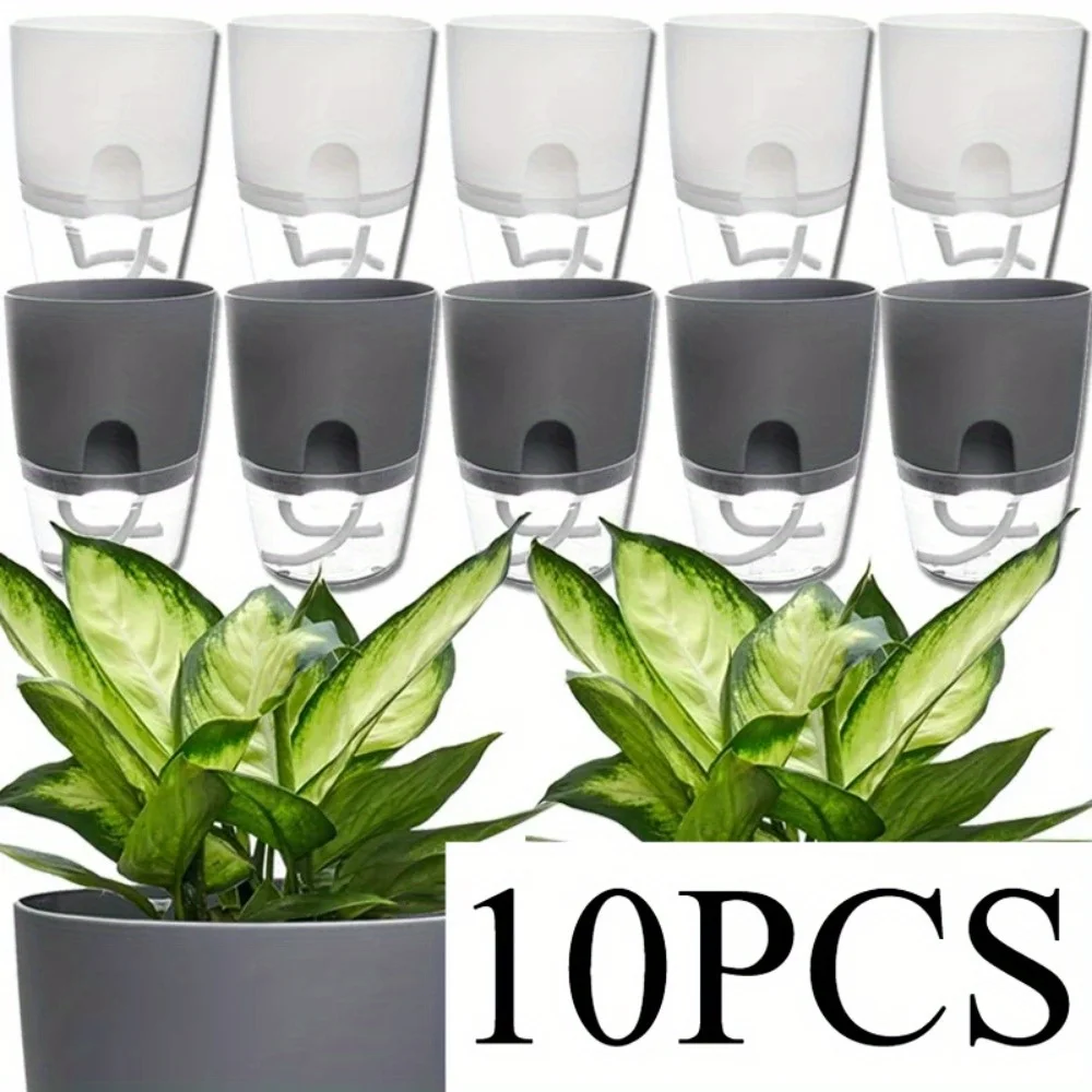 10/5Pcs Self Watering Plastic  - Aloe Vera Pot recension och pris