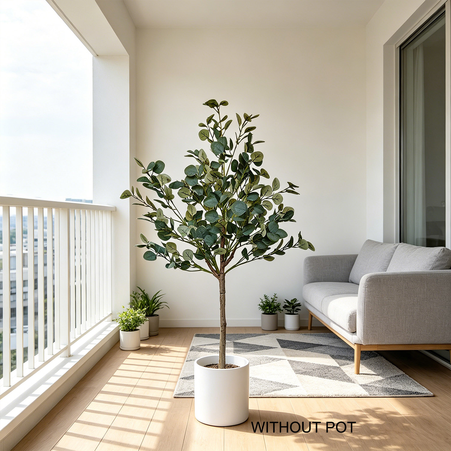 140cm Artificial Eucalyptus Pl - Dracaena Marginata recension och pris