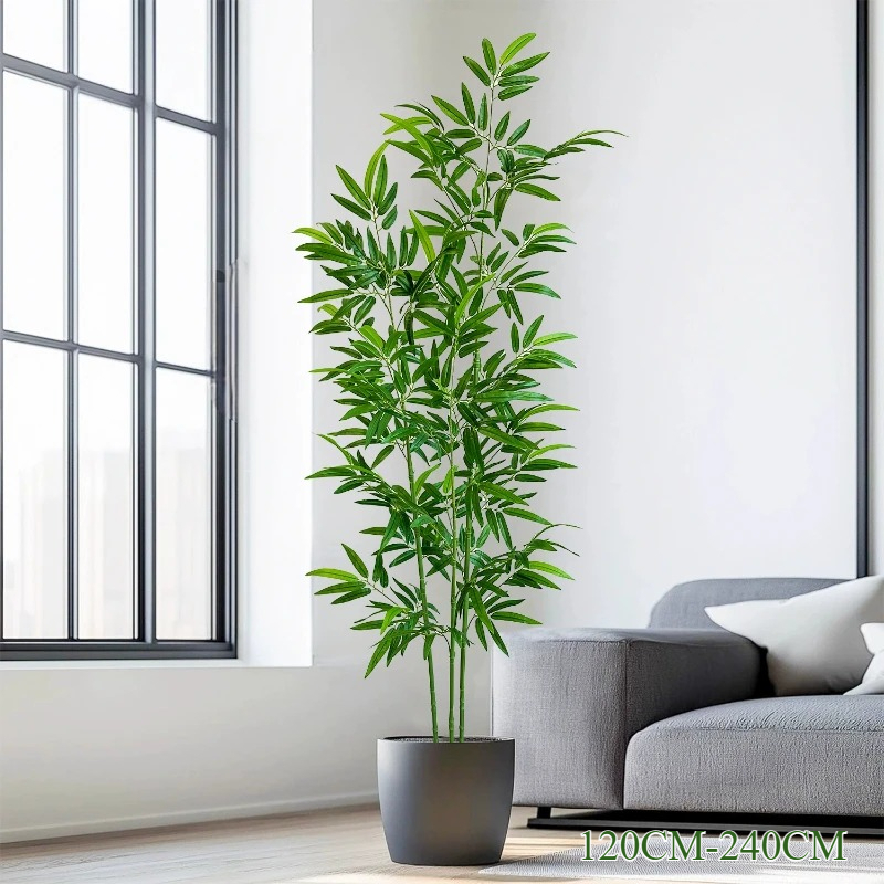 Artificial Green Bamboo Fadele - Dracaena Marginata recension och pris