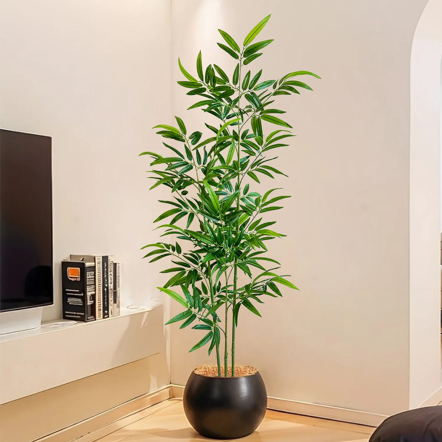 Artificial Green Bamboo Fadele - Dracaena Marginata recension och pris