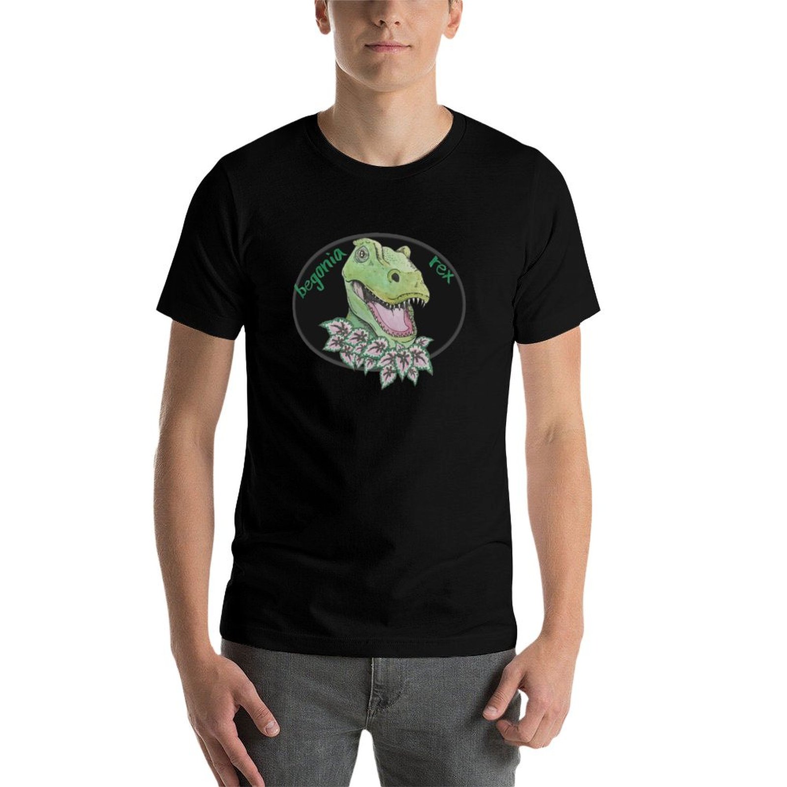 T rex begonia T-Shirt Casual E - Begonia Rex recension och pris