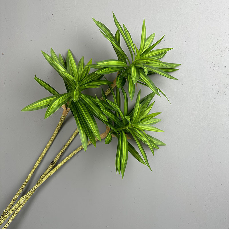 Simulated Green Plants 3 Heads - Dracaena Marginata recension och pris