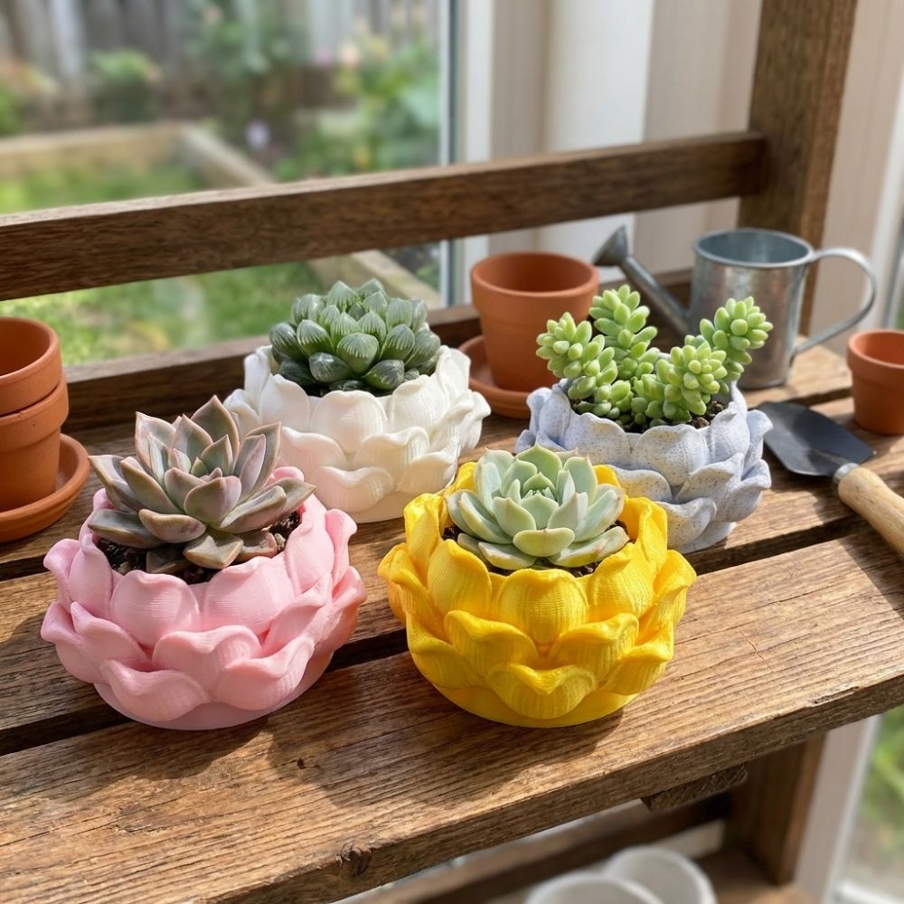 Lotus Shaped Succulent Plant P - Echeveria Succulent recension och pris
